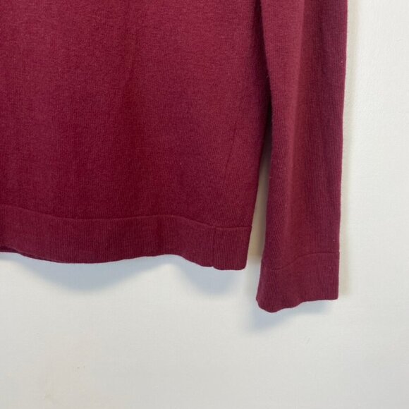 NWT J. Crew Wool Blend Burgundy Teddie Sweater - Picture 10 of 12